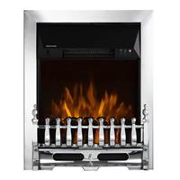 Warmlite 2KW Electric Fire Stainless Steel
