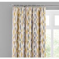 Elements Triangles Pencil Pleat Curtains