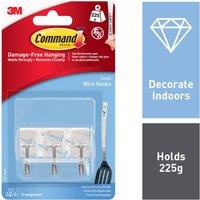 Command Small Wire Clear Hooks and Strips