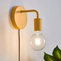 Elements Koppla Plug-In Wall Light Yellow