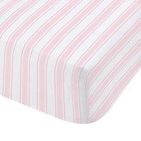 Bianca Check Stripe 100% Cotton Fitted Sheet