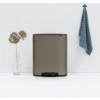 Bo Platinum 2 x 30 Litre Pedal Bin