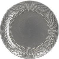 Zen Grey Stoneware Dinner Plate