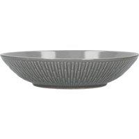 Zen Grey Stoneware Pasta Bowl