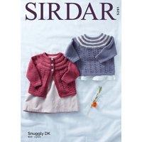 Sirdar 5291 Snuggly DK Patterned Cardigan and Jumper Leaflet