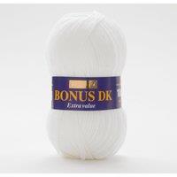 Hayfield Bonus DK White Yarn