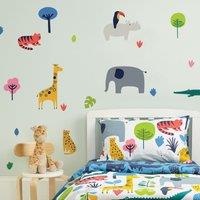 Elements Jungle Wall Stickers Green