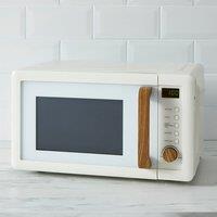 Contemporary 20L Microwave, Cream