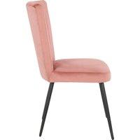 Taylor Dining Chair, Velvet Pink