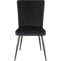 Taylor Dining Chair, Velvet Black