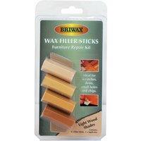 Briwax Wax Filler Sticks Light Wood Shades