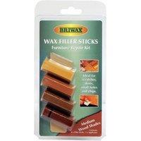 Briwax Wax Filler Sticks Medium Wood Shades