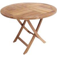 Teak Wooden 4 Seater Round Table