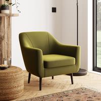 Eddie Velvet Tub Armchair