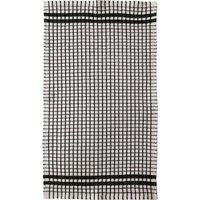 Portobello Mayland Checked Tea Towel Black