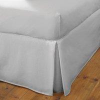 Fogarty Cooling Cotton Fitted Valance Sheet Silver