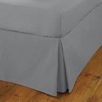 Fogarty Cooling Cotton Fitted Valance Sheet Grey