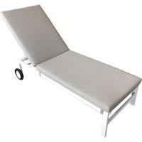 Titchwell Lounger, White