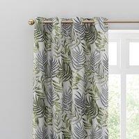 Leaf Jacquard Eyelet Curtains