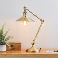 Churchgate Langton Antique Brass Table Lamp