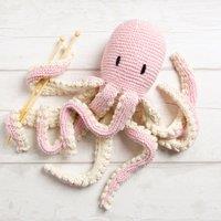 Wool Couture Robyn Octopus Knitting Craft Kit Pink