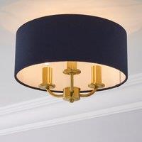 Preston 3 Light Flush Ceiling Light