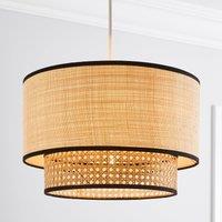 Malika Cane 2 Tier Easy Fit Pendant Shade