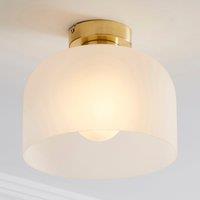Palazzo Gold Effect 1 Light Flush Ceiling Fitting Gold