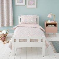 Ditsy Bunny Pink 100% Cotton Duvet Cover and Pillowcase Set