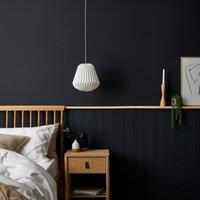 Dunelm Raven Eggshell Emulsion Paint Black