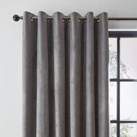 Recycled Velour Eyelet Curtains