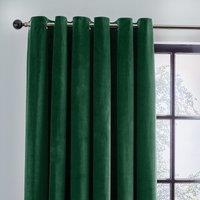 Recycled Velour Eyelet Curtains