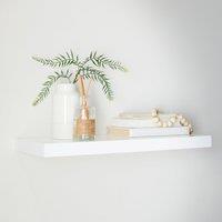 White Floating Shelf White