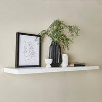 White Floating Shelf