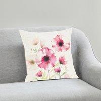 Poppy 43x43cm Cushion Pink Pink/Blue/White