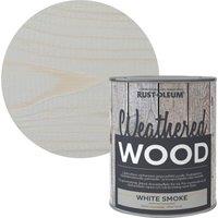 Rust-Oleum White Smoke Matt Weathered Wood Paint 750ml