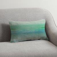 Washy Stripe 30x50cm Cushion Teal