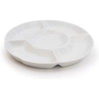 White Divided Serving Dish