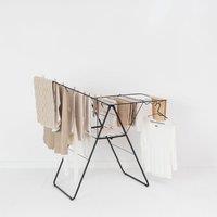 Brabantia Matt Black HangOn Drying Rack, 20m
