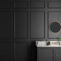 Dunelm Black Eggshell Emulsion Paint Black