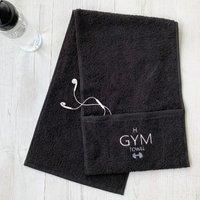 Monogrammed Zip Gym Towel