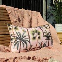 Palms Blush Outdoor Cushion