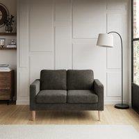 Jacob Cord Small 2 Seater Sofa Charcoal