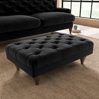 Warwick Footstool Black