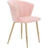 Kendall Dining Chair, Velvet Blush
