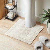 Super Soft Reversible Pedestal Mat Brown