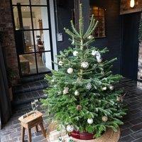 90cm Seagrass Christmas Tree Mat