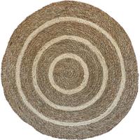 90cm Seagrass Spiral Christmas Tree Mat