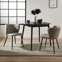 Mandy Dining Chair, Linen Grey