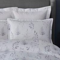 Botanical 100% Cotton Oxford Pillowcase Pair grey